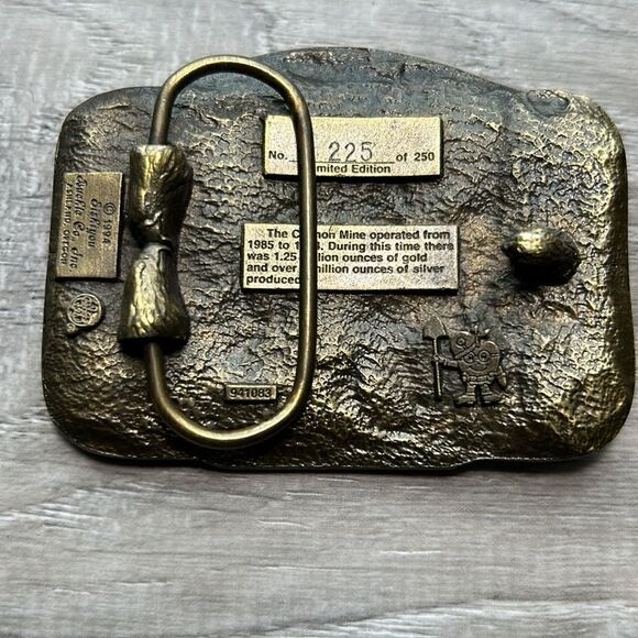 Cannon Mine numbered Siskiyou belt buckle - Picture 2 of 4